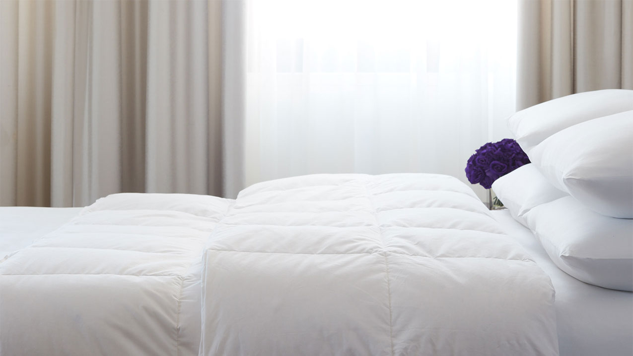 Mattress Topper  Shop Comforters, Linens and More Courtyard Hotel Bedding  Essentials