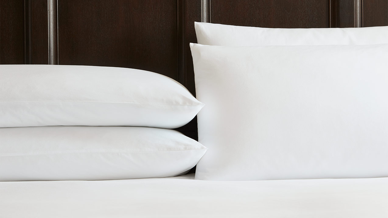 Solid White Bed & Bedding Set  Shop Five-Star Hotel Bedding, Sheets,  Pillows and More